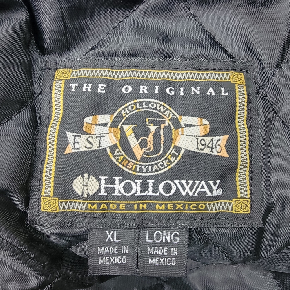 The Original Holloway Wool Leather Varsity Letterman  Gonzaga Jacket  XL  READ! - Picture 5 of 14